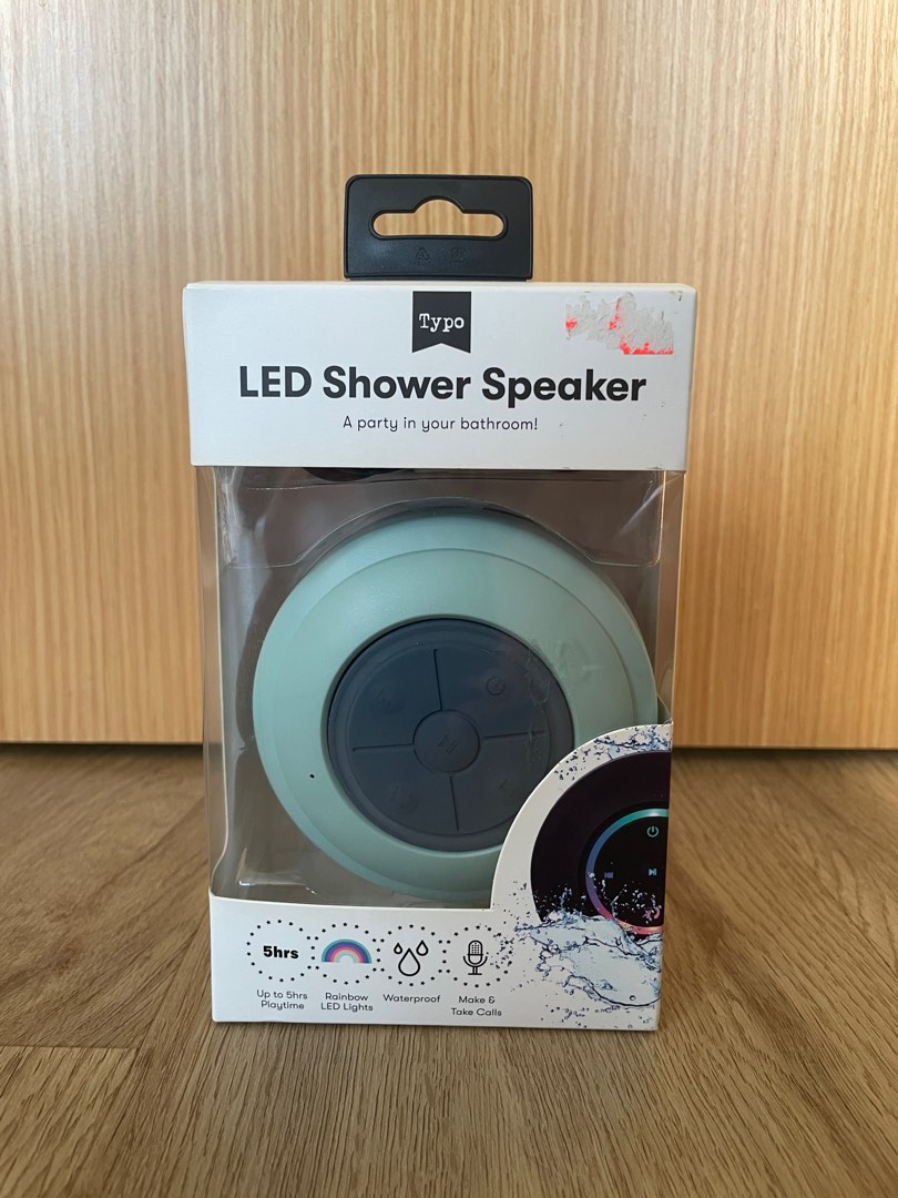 Typo Portable Shower Speaker, Audio, Portable Music Players on - Main Image