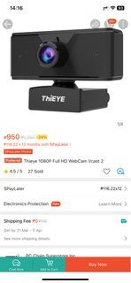 Webcam ThiEYE 1080p