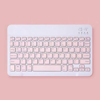 Wireless Rechargeable Bluetooth Keyboard (Pink)