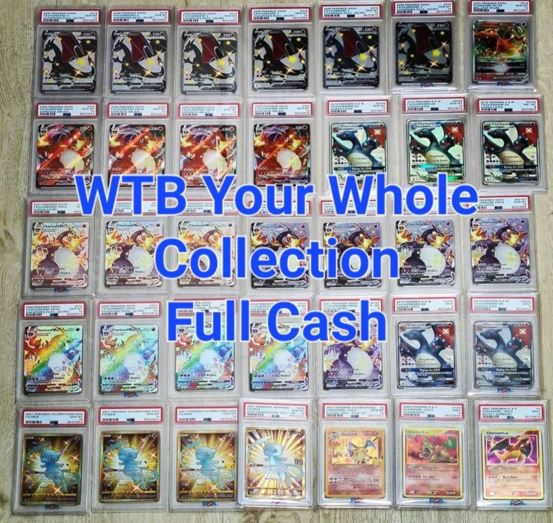 WTB Pokemon Card Collection PSA 10 BGS 10 Raw Slab Sealed Booster Case TCG Collectibles | CASH OUT YOUR COLLECTION , Hobbies & Toys, Toys & Games on Carousell WTB Pokemon Card Collection PSA 10 BGS 10 Raw Slab Sealed Booster Case TCG Collectibles | CASH OUT YOUR COLLECTION , Hobbies & Toys, Toys & Games on Carousell