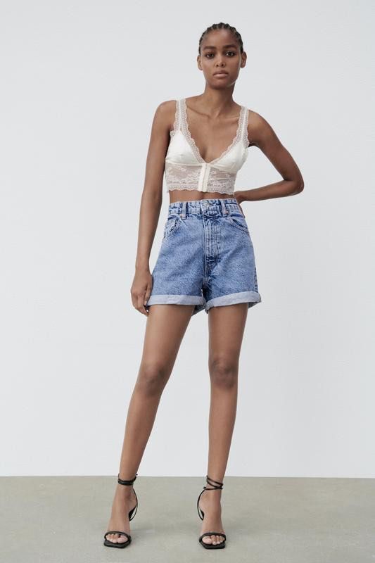Mom shorts zara shop