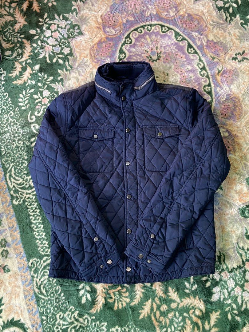 ZaraMan Quilted Jacket Men s Fashion Coats Jackets and Outerwear on Carousell