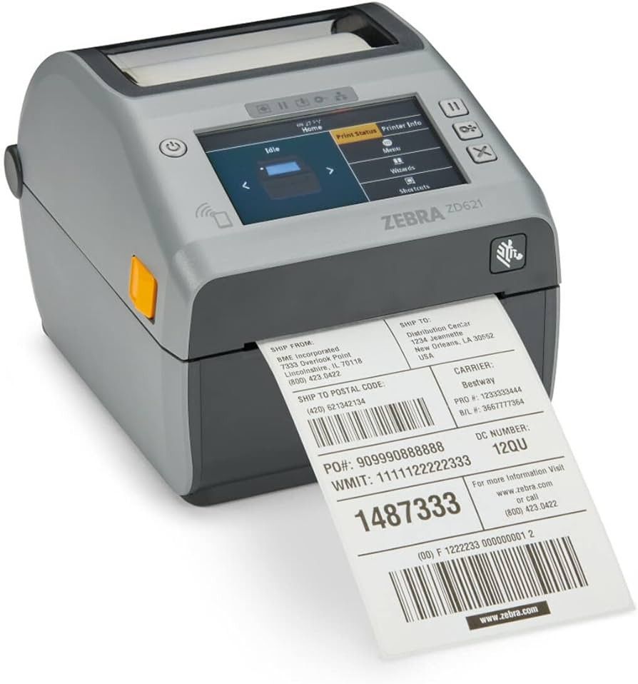 Zebra ZD621 Touchscreen Label Printer, Computers & Tech, Printers, Scanners  & Copiers on Carousell