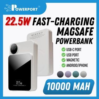 10000mAh 3-in-1 MultiPort MagSafe Powerbank