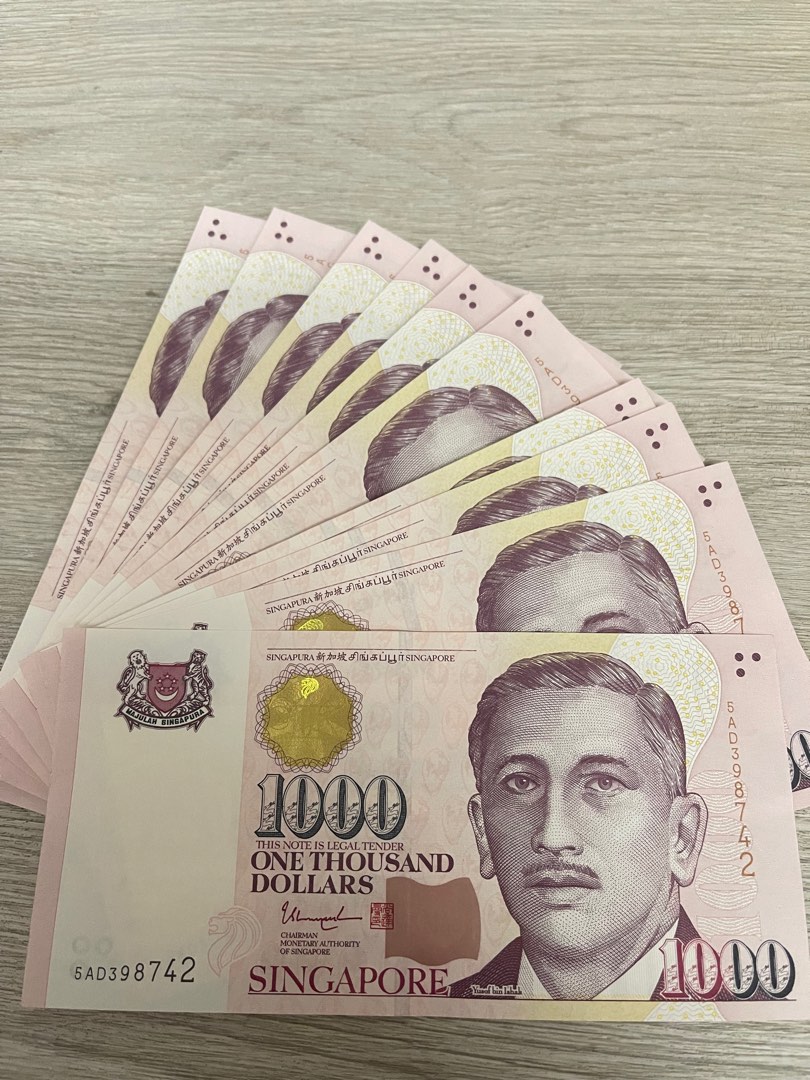 $1000 note (Brand New Notes) Running Nymber, Hobbies & Toys ...