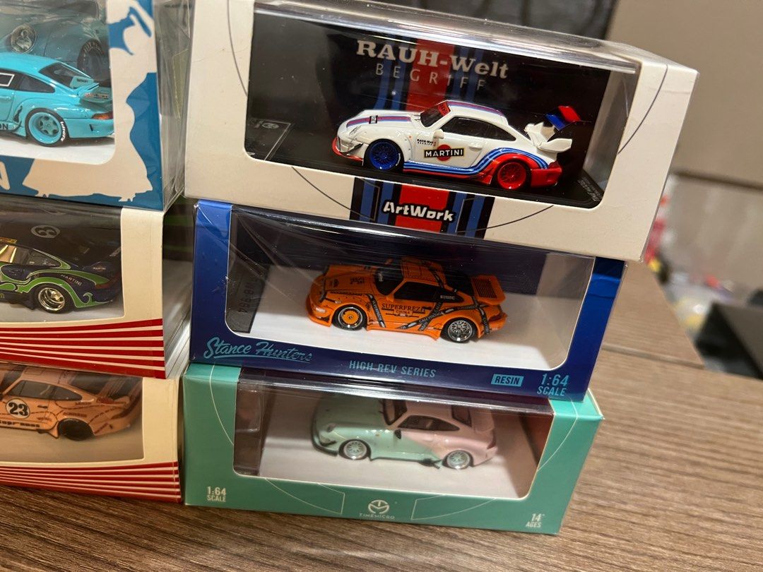 1/64 Resin Porsche 911 RWB Model Cars Diecast Resin FuelMe T&P Time ...