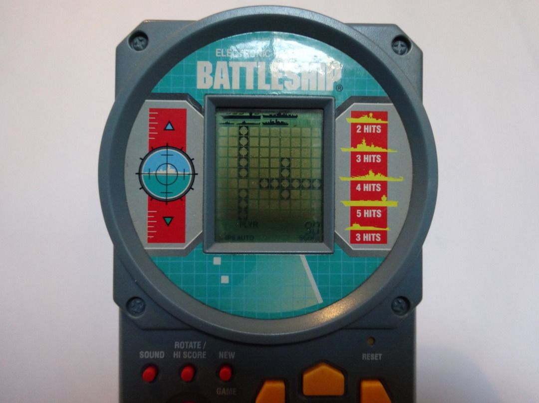 1995 Milton Bradley Handheld Electronic Battleship Game (Category: Others) located in Pasay City. Submitted by mik39021 (Listing ID 1295958872, Image 3). Description: Milton Bradley Electronics: Battleship 1995 Condition: -Complete -Working Sounds and LCD -Worn casing Payment Options: G-Cash BPI Online Paypal (additional +6% of item price) Shipping: -Grab Express -Lalamove -J&T Express (buyer shoulders shipping fee).