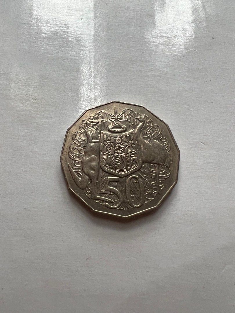 澳洲50分硬幣1978年, 興趣及遊戲, 收藏品及紀念品, 錢幣- Carousell