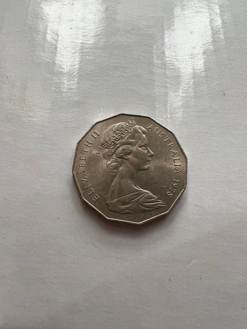 澳洲50分硬幣1978年, 興趣及遊戲, 收藏品及紀念品, 錢幣- Carousell