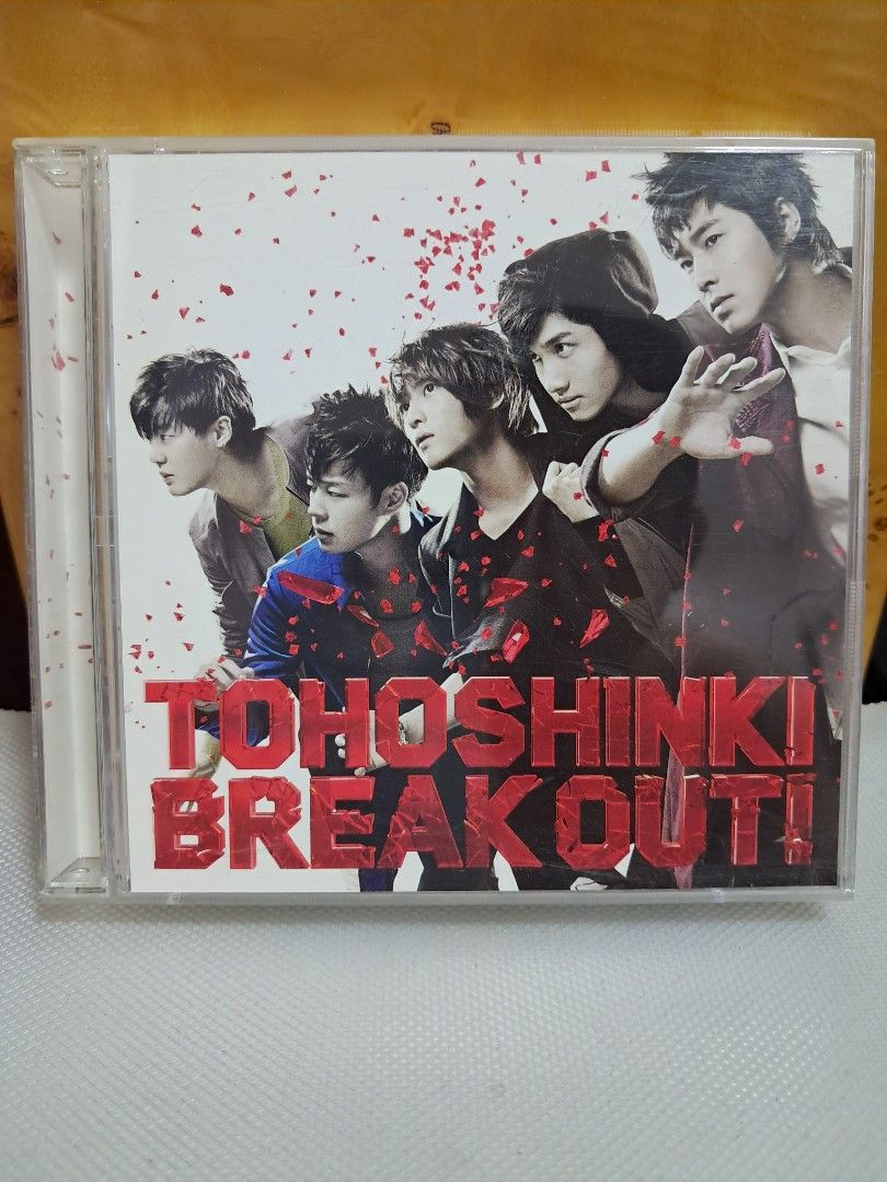 東方神起 ( TOHOSHINKI ), BREAK OUT ! ( Single+DVD ), ( MADE IN JAPAN )