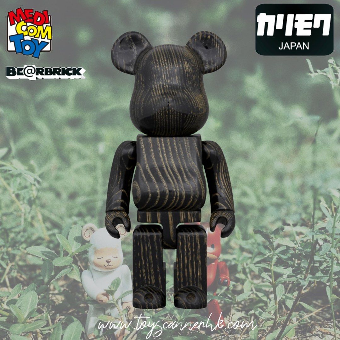 預訂Pre-Order) BE@RBRICK カリモク浮造り黒金400% BEARBRICK KARIMOKU 