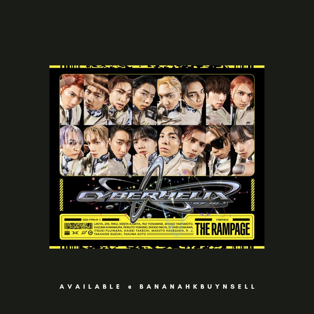 THE RAMPAGE 『 CyberHelix 』🤖 RRRX盤MV盤通常盤CD DVD BLU-RAY 