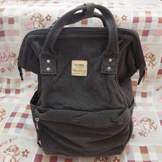 Anello dark gray clasp backpack bag regular