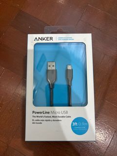 Anker PowerLine Micro USB  3ft Charger (Sealed)