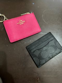 Authentic coach card holder for men and women bundle