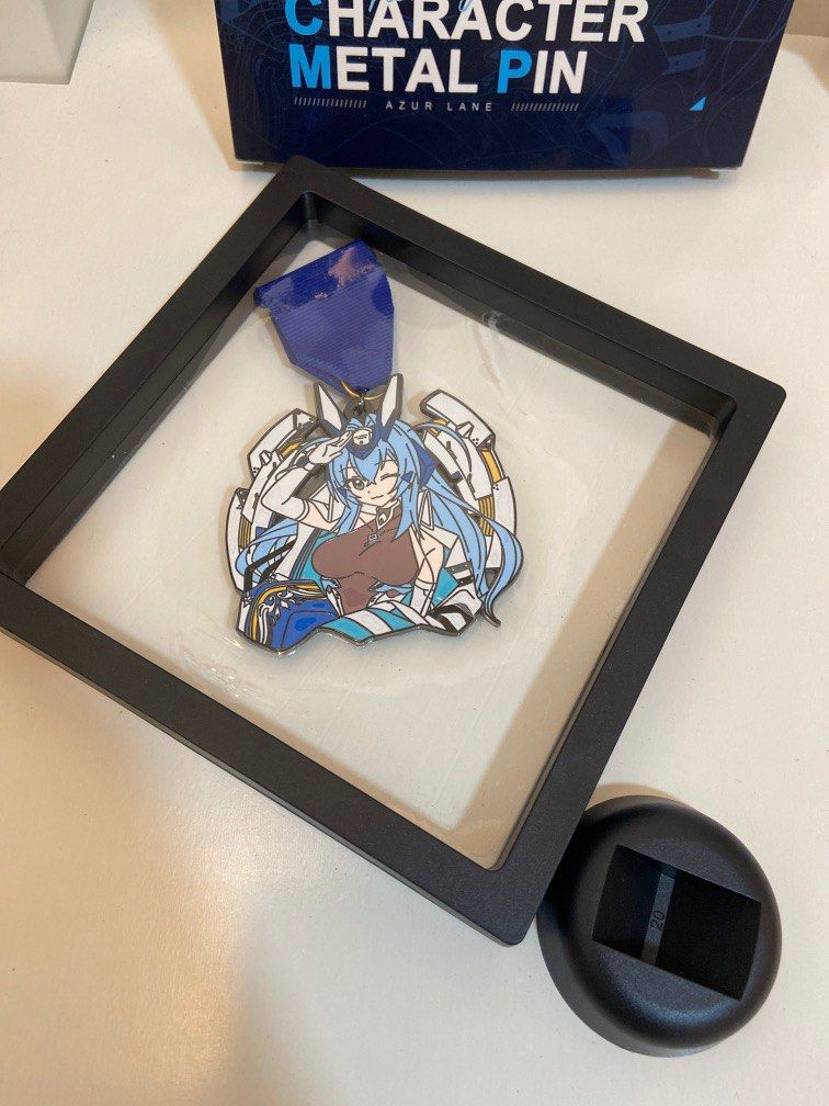 Azur Lane New Jersey Character Metal Pin By Yostar, Hobbies & Toys