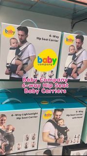 Baby carrier/ 6-way hip seat carrier
