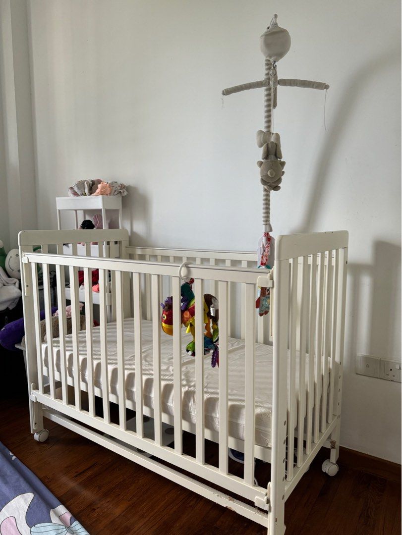 Baby Cot for sale used for less than a year