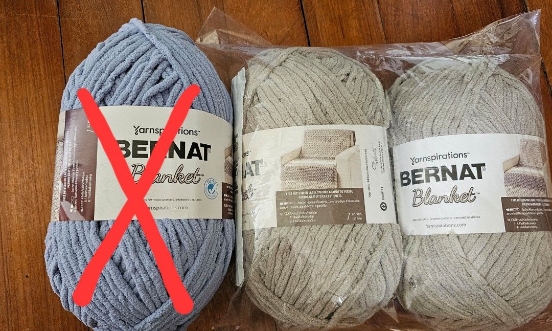 Bernat blanket yarn pale grey new arrivals