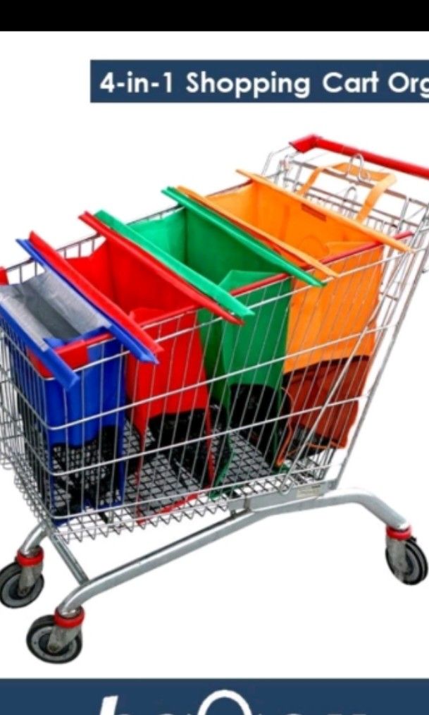 BNIB Trolley Divider Bag shopping cart organiser