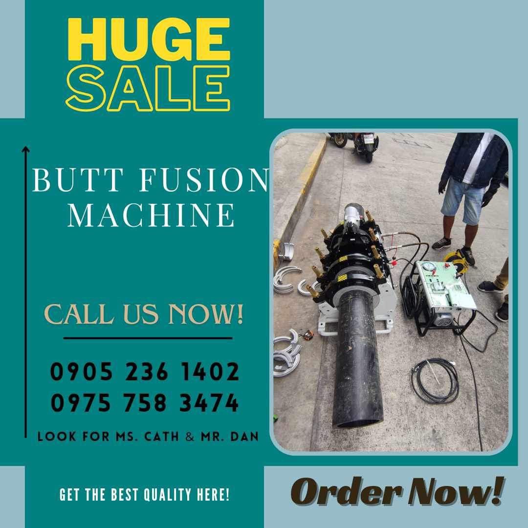 Butt fusion machine (Category: Construction Tools & Equipment) located in Manila. Submitted by cathvesta_sales (Listing ID 1296013606, Image 1). Description: .