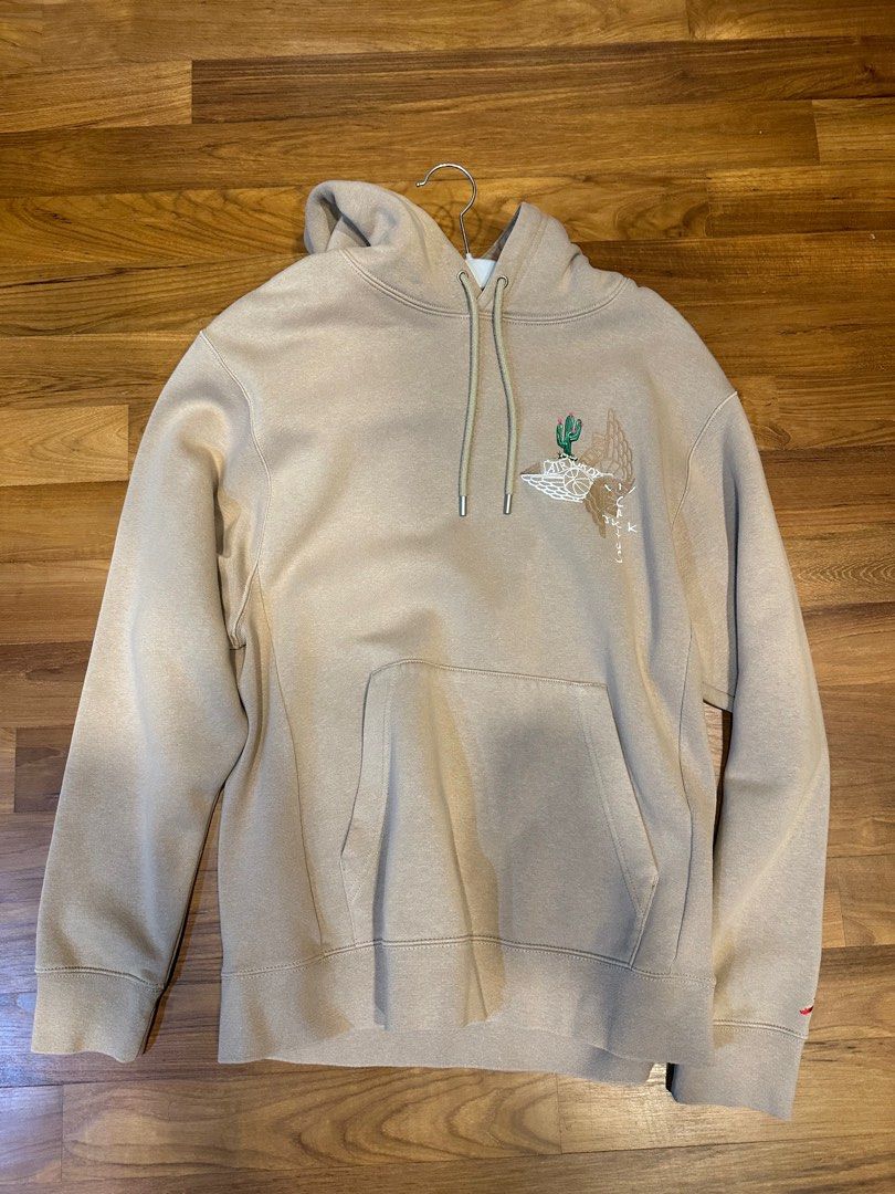 cactus jack khaki hoodie