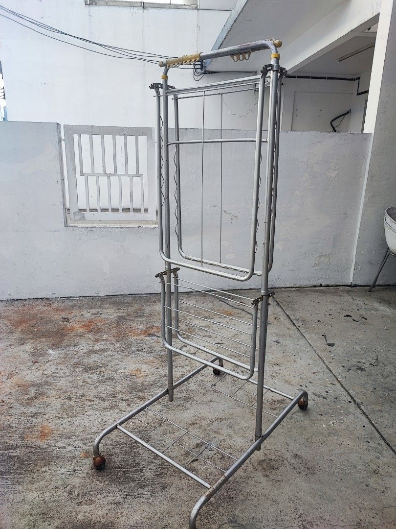 Clothes Drying Rack (Category: Clothes Drying Rack) located in Johor Bahru. Submitted by aceho888 (Listing ID 1295898721, Image 2). Description: - Well Used - Good Condition - COD at Tmn Bkt Indah JB.