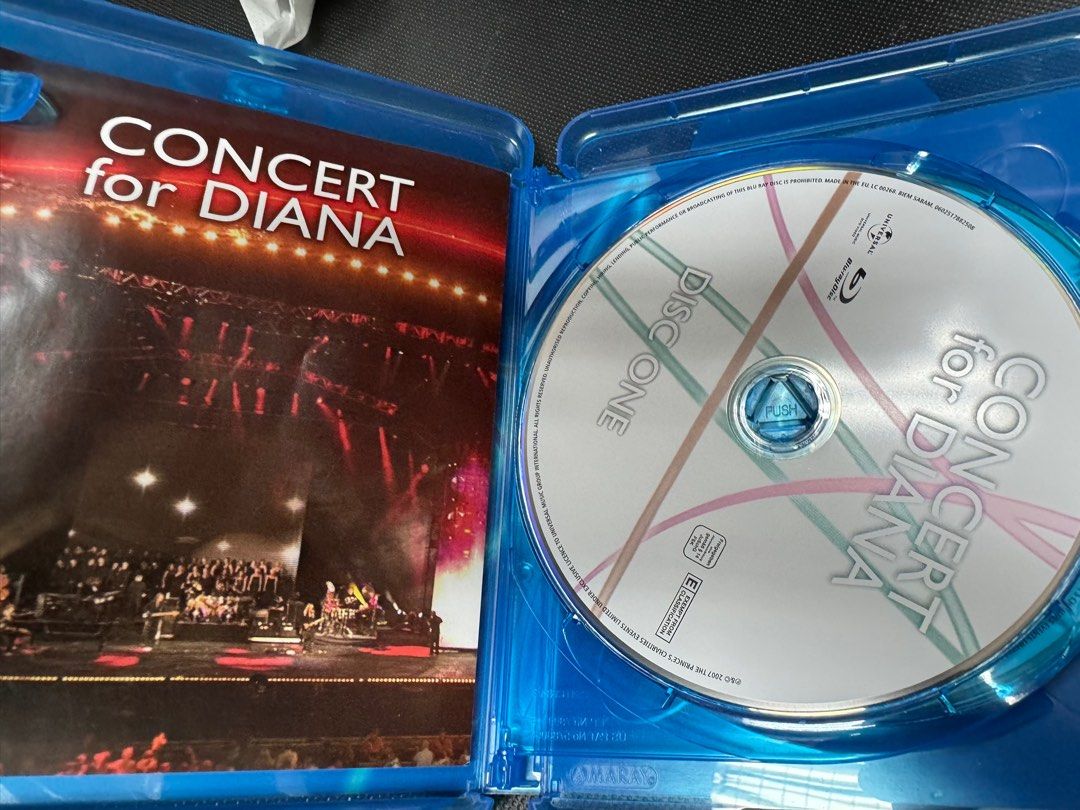 Concert For Diana 2 BluRay 新淨收藏98%新