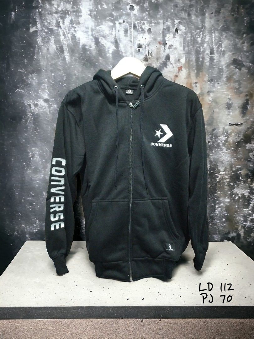 Jaket hoodie converse original shop