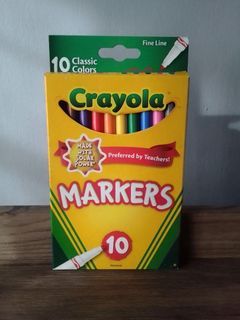 FINE LINE MARKERS BY CRAYOLA  10'S