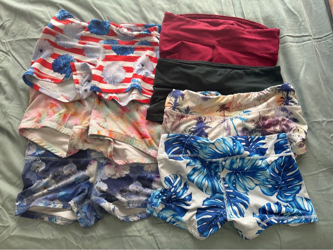 Fleo Workout Shorts Size M Women s Fashion Activewear on Carousell