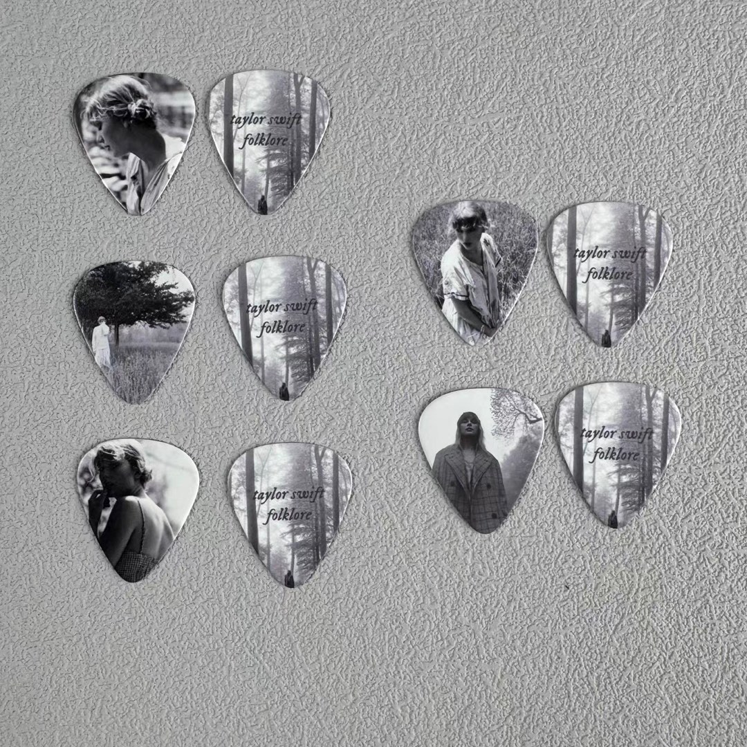 Folklore Taylor Swift Guitar Pick Set