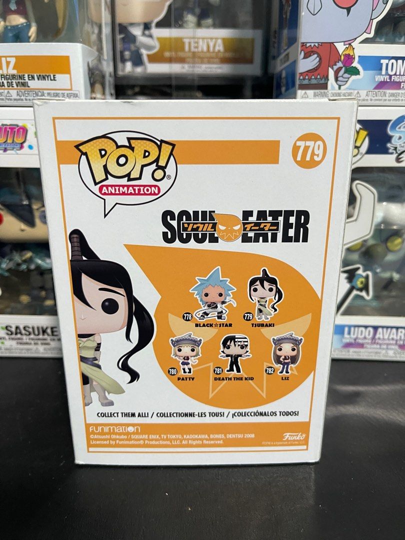 Funko Pop - Tsubaki 779 (Soul Eater) (Category: Designer & Blind Box Toys) located in Calamba. Submitted by funkoooo (Listing ID 1295961733, Image 2). Description: 🔺Payment Method: GCash or Bank Transfer (Landbank or Unionbank) 🔺 Shipping Options: -LBC COP (Payment First) -Lalamove or Grab (Payment First) 🔺Item Location: Calamba, Laguna.