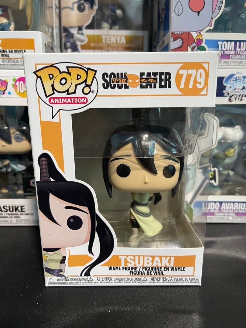 Funko Pop - Tsubaki 779 (Soul Eater) (Category: Designer & Blind Box Toys) located in Calamba. Submitted by funkoooo (Listing ID 1295961733, Image 1). Description: 🔺Payment Method: GCash or Bank Transfer (Landbank or Unionbank) 🔺 Shipping Options: -LBC COP (Payment First) -Lalamove or Grab (Payment First) 🔺Item Location: Calamba, Laguna.