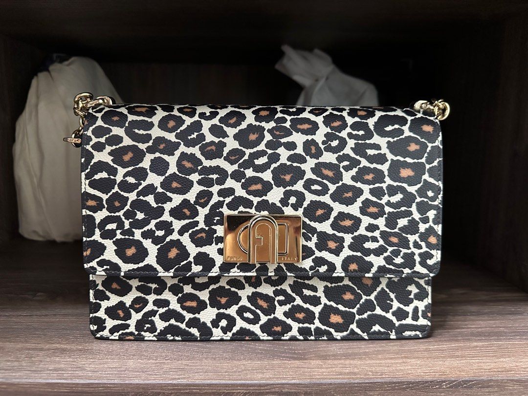 Furla 1927 Crossbody Bag Leopard Print
