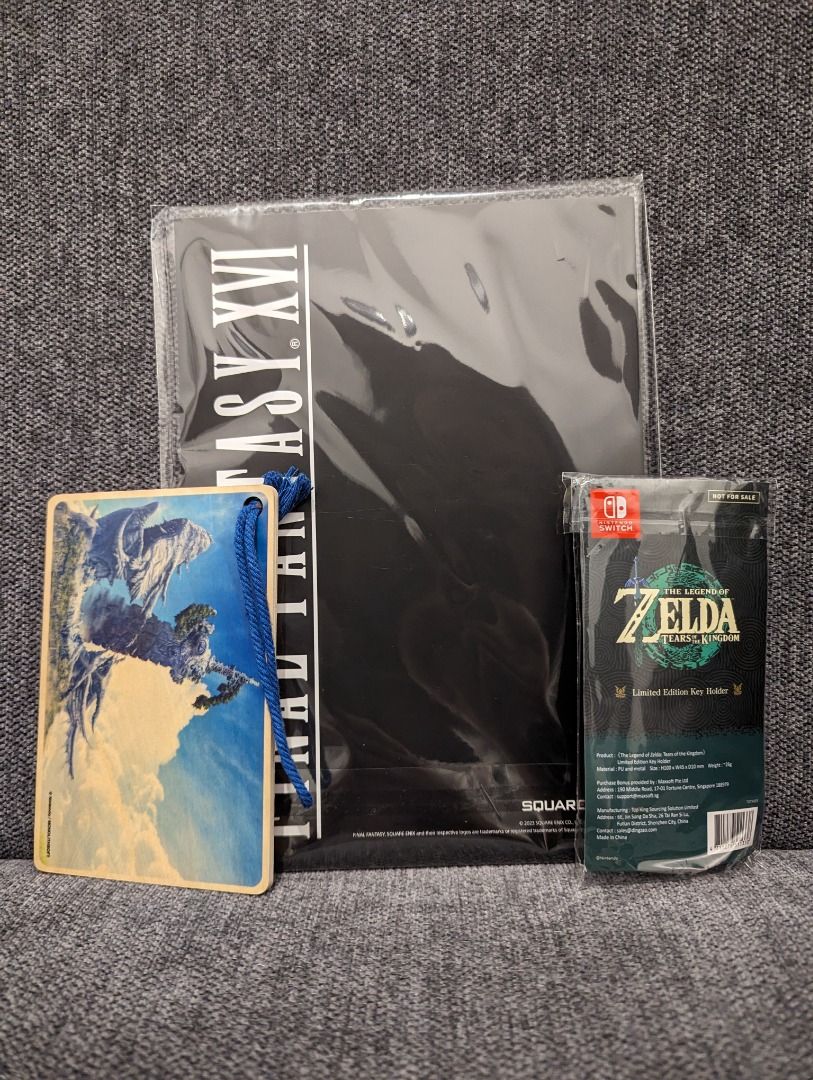 Gaming Collectibles Final Fantasy VII Rebirth Final Fantasy XVI Zelda