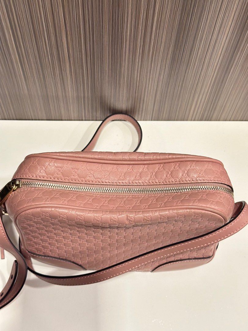 Gucci pink camera bag