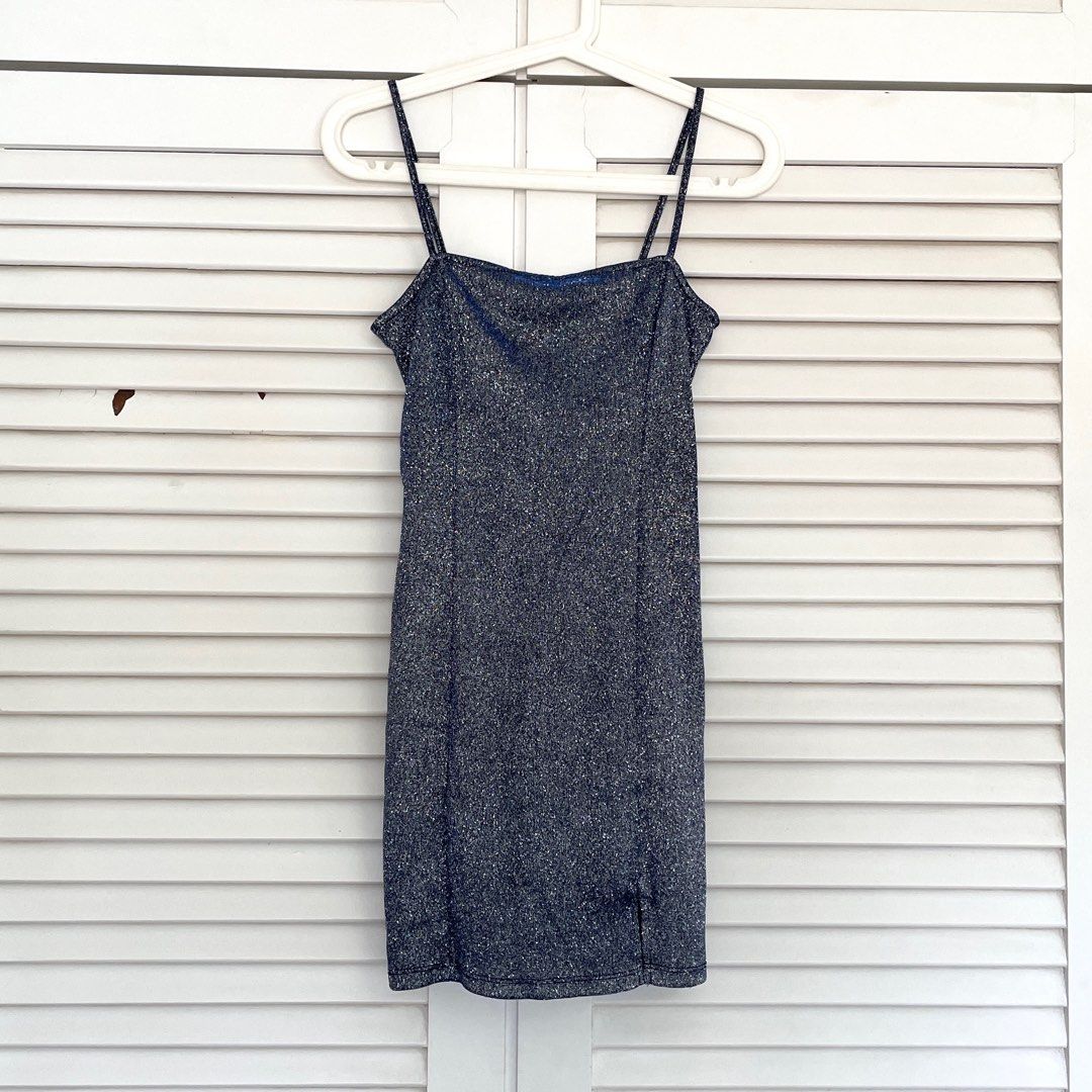 H&M Glitter Mini Dress, Women's Fashion, Dresses & Sets, Dresses on  Carousell