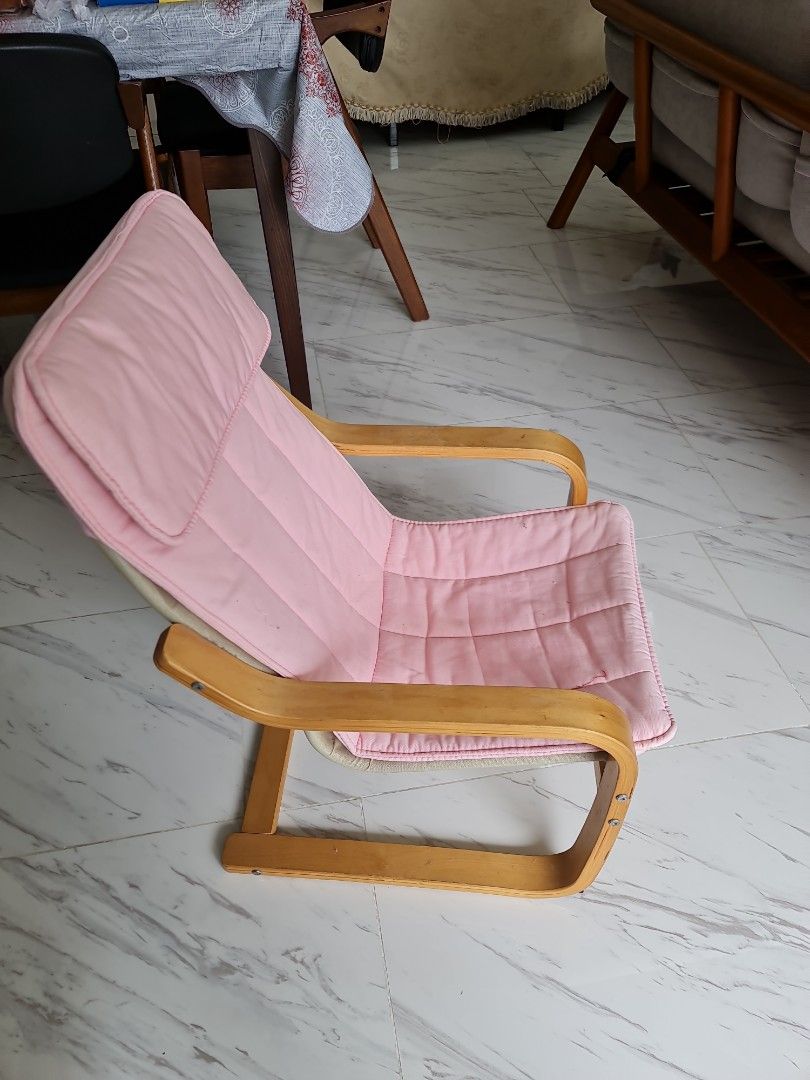 Pink Ikea Rocking Armchair Kid's Size Ikea Chair, Babies Kids