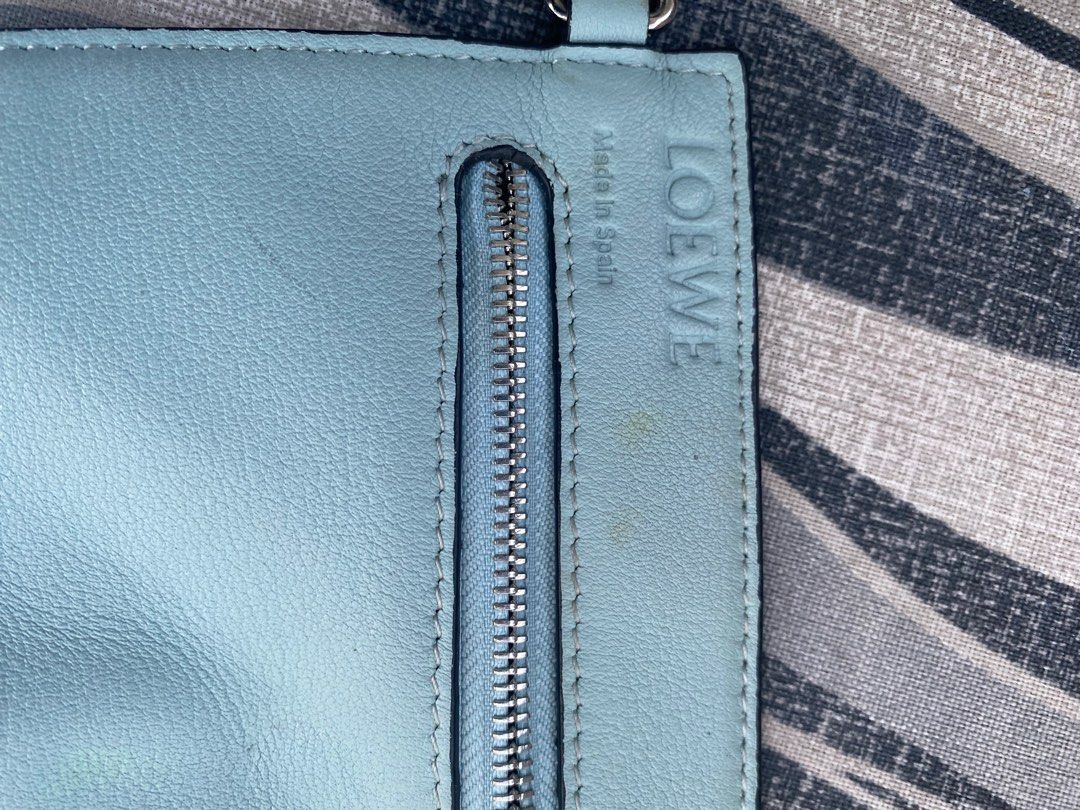 Loewe blue pochette (Category: Luxury Bags & Wallets) located in Butuan. Submitted by natalday (Listing ID 1295963689, Image 2). Description: authentic .