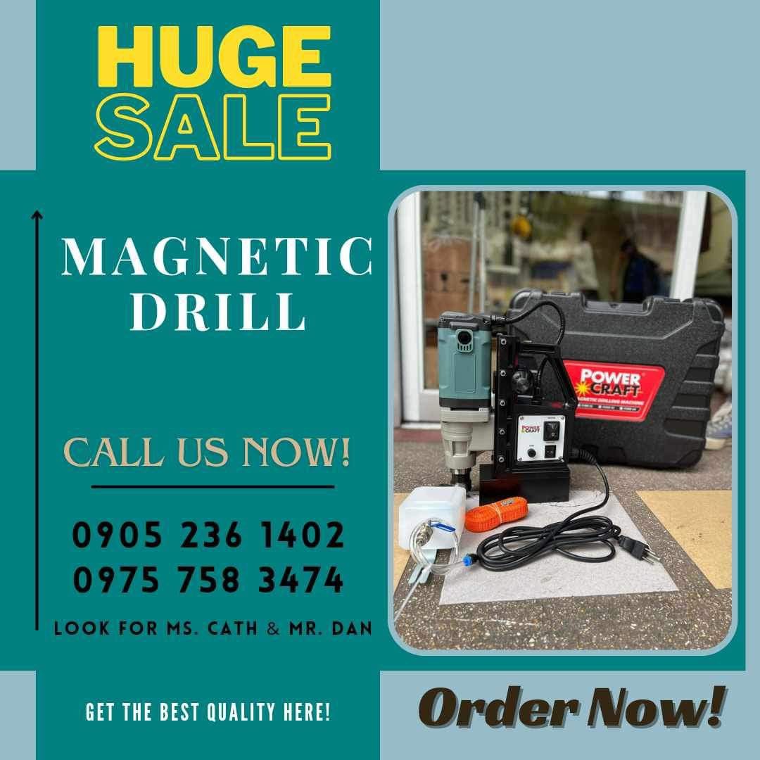 Magnetic drill (Category: Construction Tools & Equipment) located in Manila. Submitted by cathvesta_sales (Listing ID 1296014817, Image 1). Description: .