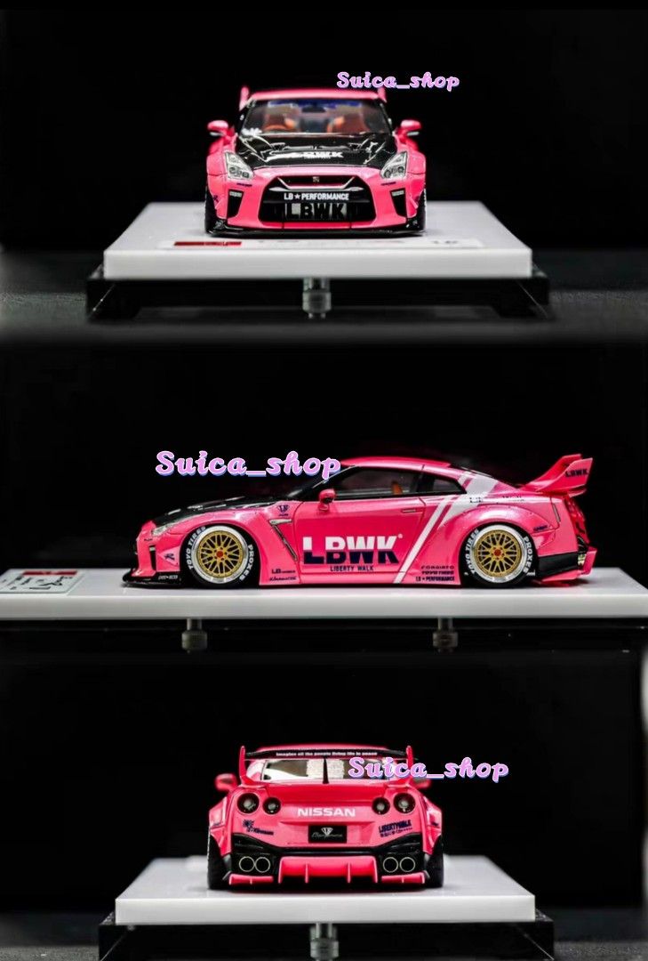 ☆シークレットモデル☆ 1/43 AXELLWORKS LB WORKS GT-R R35 Type2 Racing spec MakeUp  アイドロン アクセルワークス メイクアップ LBWK - ミニカー