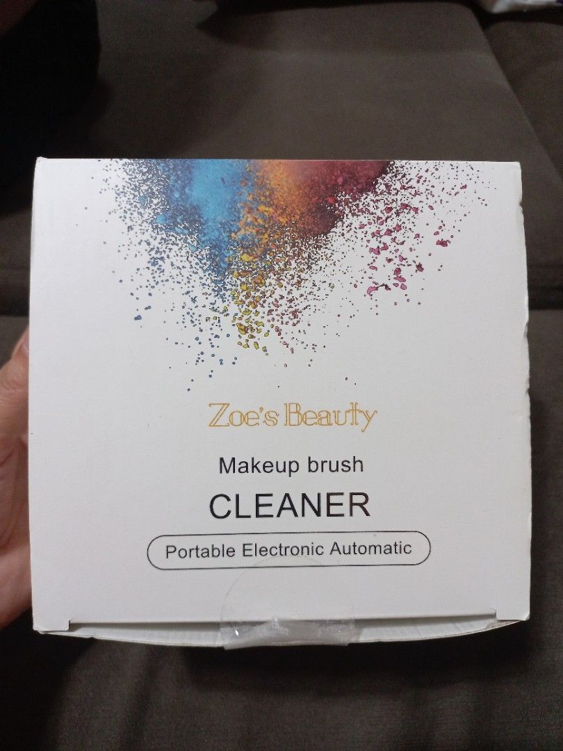 Makeup brush cleaner (Category: Makeup) located in Rizal. Submitted by peaches024 (Listing ID 1295966542, Image 2). Description: makeup brush cleaner brand new padala from US battery po gamit dito..