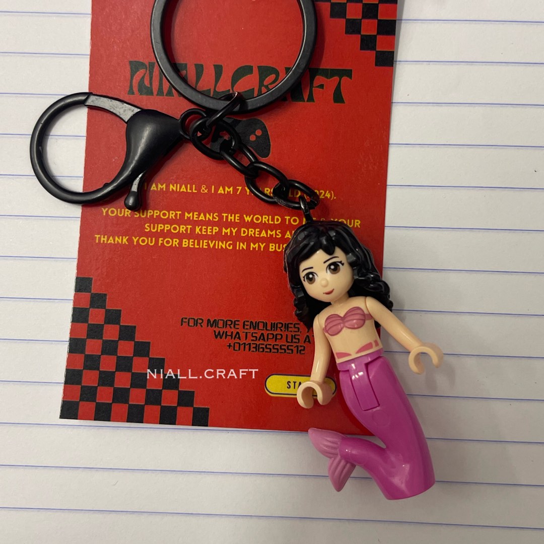 Lego mermaid keychain discount