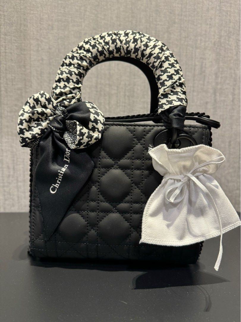 Mini lady dior calfskin top