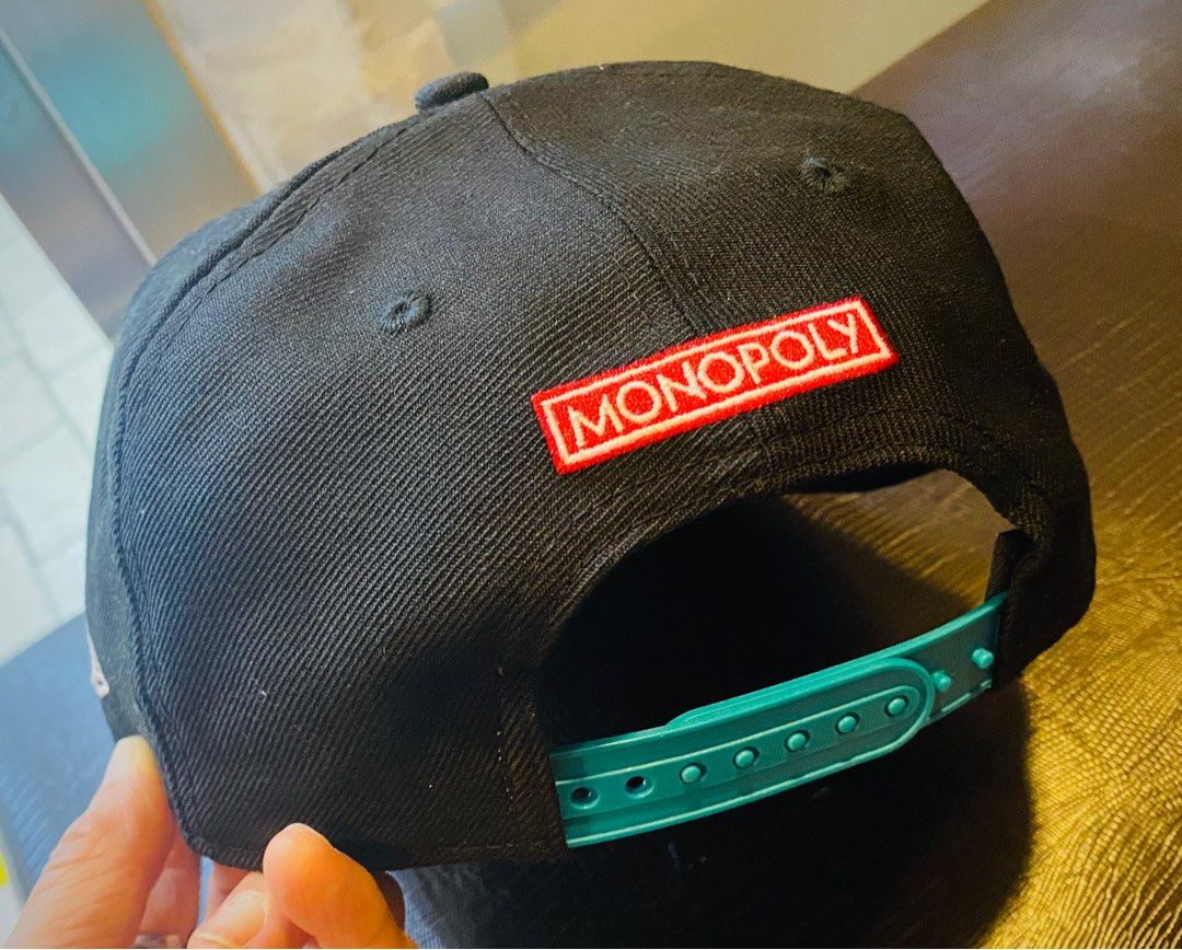 New Era X MONOPOLY cap, 男裝, 手錶及配件, 棒球帽、帽- Carousell