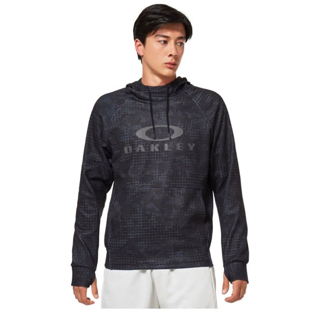 Oakley Black Space Camo Hoodie Men s Fashion Activewear on Carousell