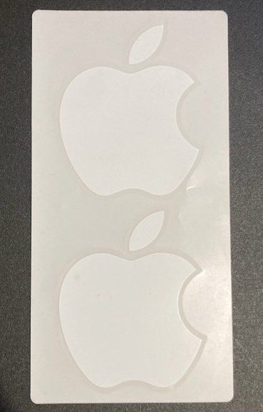 Original Apple Sticker 1 pc., Car Parts & Accessories, Emblem, Sticker ...