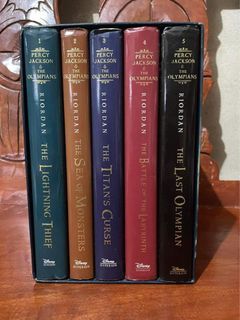Percy Jackson and the Olympians Boxed Set (First Ed, OG Covers)