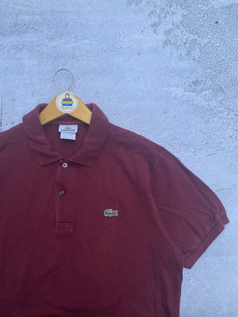 Kerah Lacoste Maroon Polo Shirt Polo Shirt Lacoste Kaos Kerah Lacoste